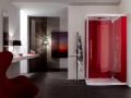 Sprchový kout může mít různé typy a barvy skla.